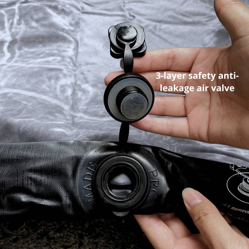 Dikasun 6.0-6.5 ft Pickup Truck Bed Air Mattress Black PVC Flocking