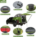 Dikasun Pickup Truck Bed Tent 5.5-6.7ft Green Double-Layer Camping