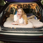 Dikasun Backseat Air Mattress 30.31" Width Beige Inflatable SUV Truck