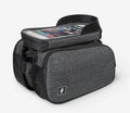 Bicycle Top Tube Phone Bag 6.5in Touchscreen Front Frame Mount Cycling