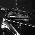 Hard Shell Bike Top Tube Phone Bag Touchscreen Mountain Front Beam Mount