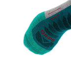 GRIP6 8 Pack Merino Wool Ankle Running Socks Midweight Green USA Made
