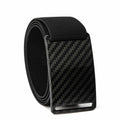 GRIP6 G-Flex Dark Matter Carbon Fiber Belt 1.5" Stretch No Holes USA Made