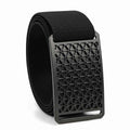 GRIP6 G-Flex ISO 2.0 Gunmetal Belt 1.5" Stretch Nylon No Holes USA Made