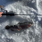 Wasatch Tenkara Slot Buster 34" Heavy/Fast Action Ice Fishing Rod Toray Carbon