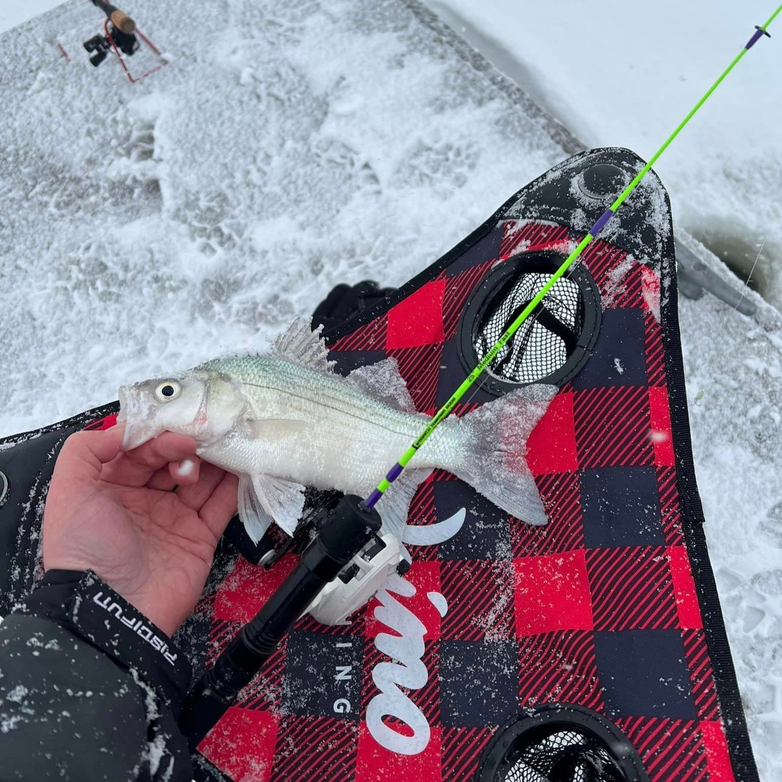 Wasatch Tenkara The Joker 25" Medium-Fast Ice Fishing Rod Toray Carbon Fiber