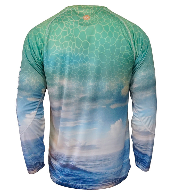 Hook & Tackle Bull Dolphin Long Sleeve UPF Moisture-Wicking Fishing Shirt