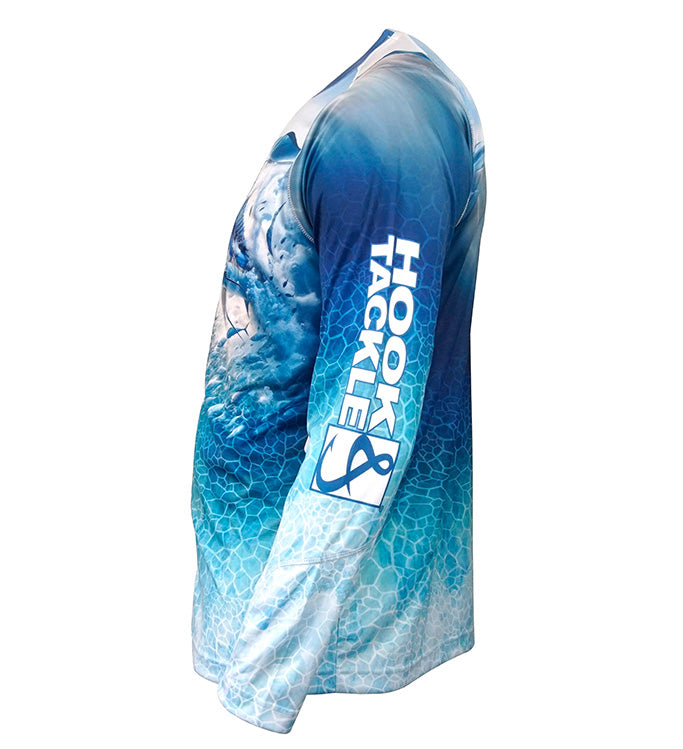 Hook & Tackle Bull Dolphin UPF Moisture-Wicking Performance Fishing Shirt