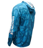 Hook & Tackle Reef Bay UPF Fishing Hoodie Moisture-Wicking Sun Protection