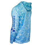 Hook & Tackle Men's Fish Shadows UPF Moisture-Wicking Fishing Hoodie