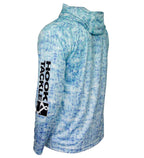 Hook & Tackle Men's Fish Shadows UPF Moisture-Wicking Fishing Hoodie