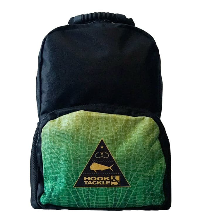 Hook & Tackle Mahi Pattern Ballistic Fishing Backpack Tackle Storage