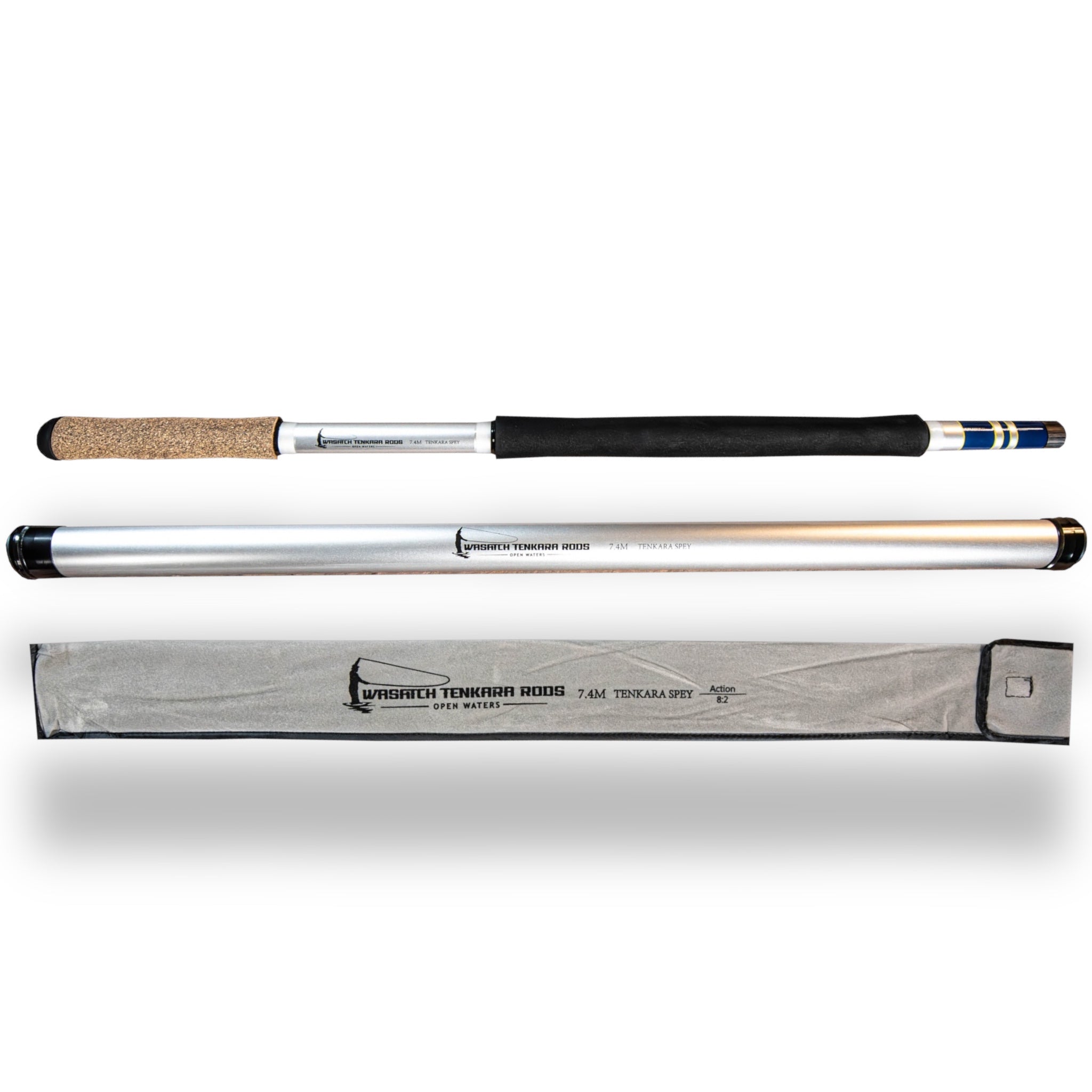Wasatch Open Waters 24'4" 8:2 Action Tenkara Rod Carbon Fiber 12.5 oz