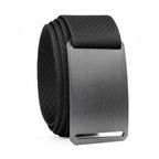 GRIP6 Gunmetal Belt 1.5" Nylon Web Minimalist Adjustable No Holes USA Made