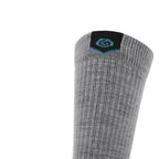 GRIP6 8 Pack Merino Wool Crew Hiking Socks Midweight Cushion Stone USA Made