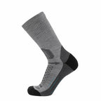 GRIP6 3 Pack Merino Wool Crew Hiking Socks Midweight Cushion Stone USA Made