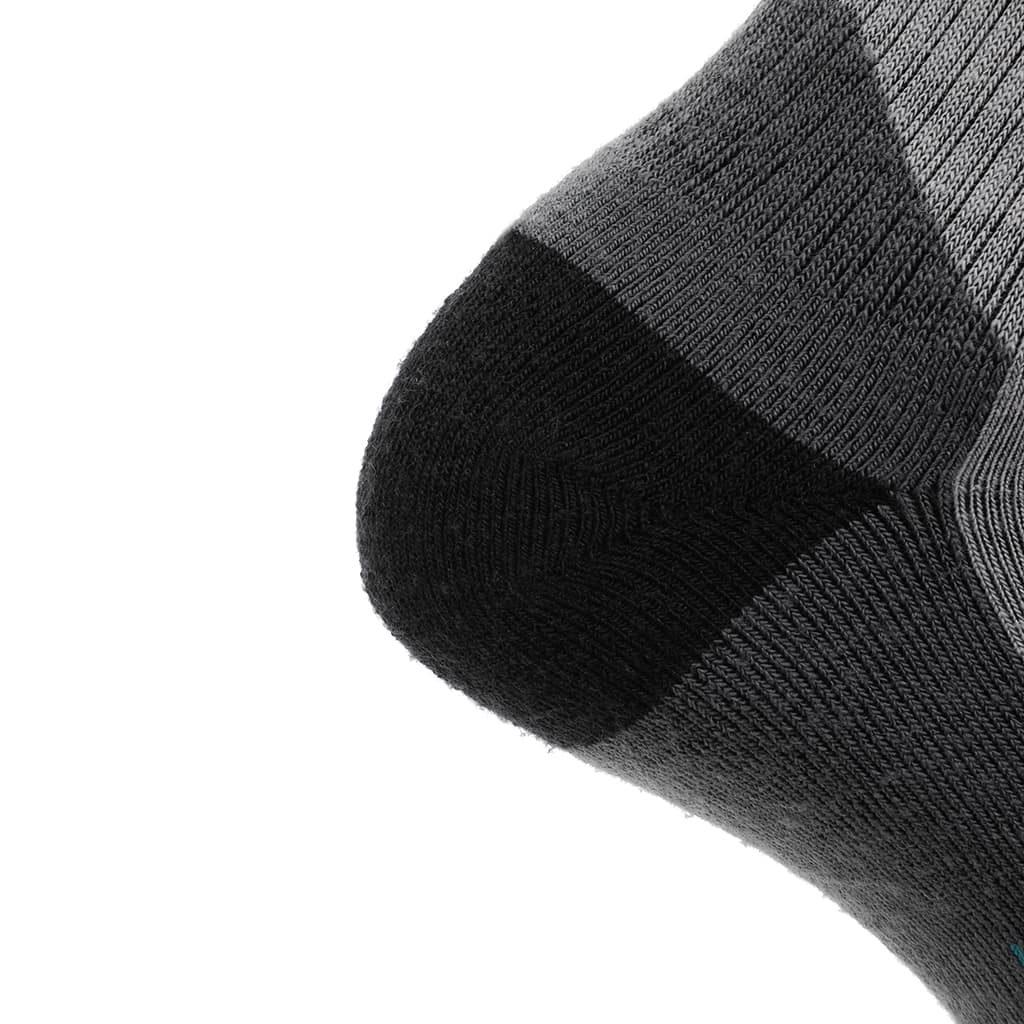 GRIP6 8 Pack Merino Wool Crew Hiking Socks Midweight Cushion Stone USA Made