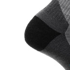 GRIP6 3 Pack Merino Wool Crew Hiking Socks Midweight Cushion Stone USA Made
