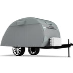 Dikasun Teardrop Trailer Cover 7-Layer Waterproof Camper Protection