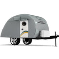 Dikasun Teardrop Trailer Cover 7-Layer Waterproof Camper Protection