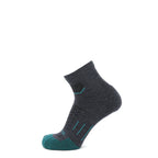 GRIP6 3 Pack Merino Wool 1/4 Crew Running Socks Runweight Blue USA Made