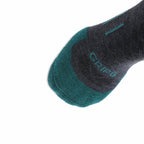 GRIP6 3 Pack Merino Wool 1/4 Crew Running Socks Runweight Blue USA Made