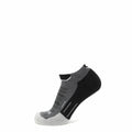 GRIP6 Merino Wool Ankle Running Sock Midweight Anti-Blister Black USA Made