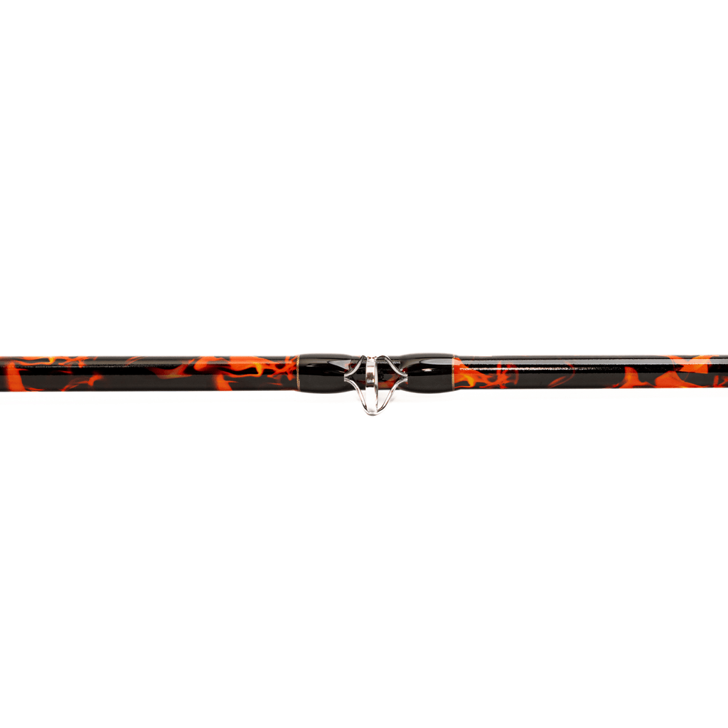 Catfish Pro Black Dragon Fire 7'6" Glow Casting Rod