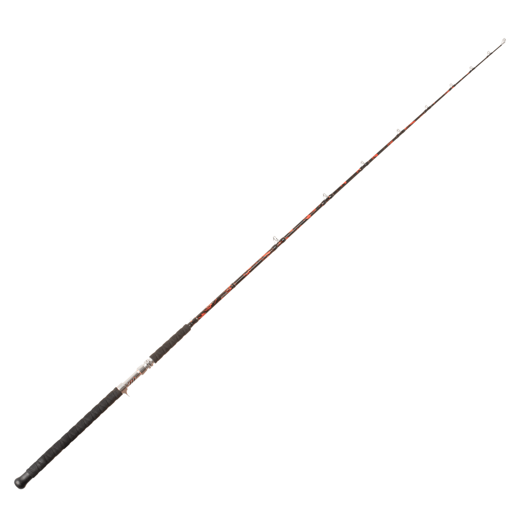 Catfish Pro Black Dragon Fire 7'6" Glow Casting Rod