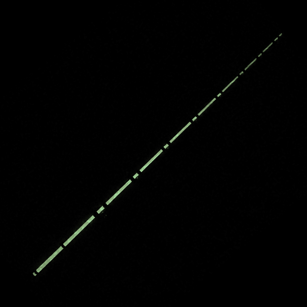 Catfish Pro Black Dragon Fire 7'6" Glow-in-the-Dark Spinning Rod