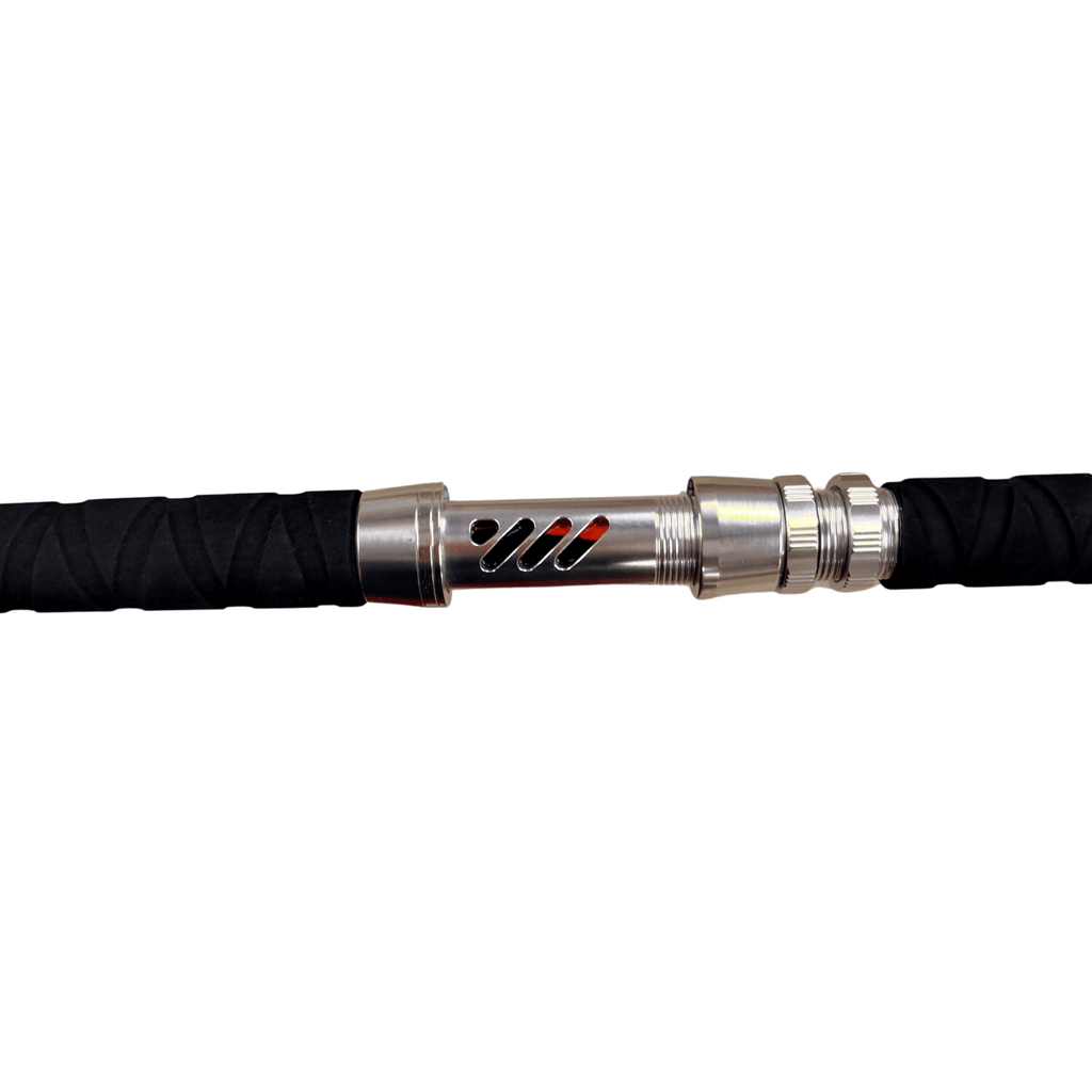 Catfish Pro Black Dragon Fire 7'6" Glow-in-the-Dark Spinning Rod
