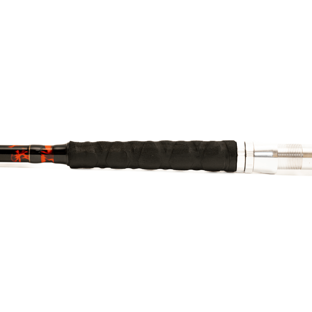 Catfish Pro Black Dragon Fire 7'6" Glow-in-the-Dark Spinning Rod