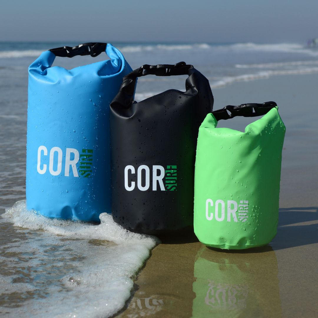 COR Surf Waterproof Dry Bag Set 3L 5L 10L 15L Ripstop Camping