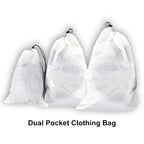 Hilltop Packs Dual Pocket Clothing Stuff Sack Ultralight Backpacking Hiking
