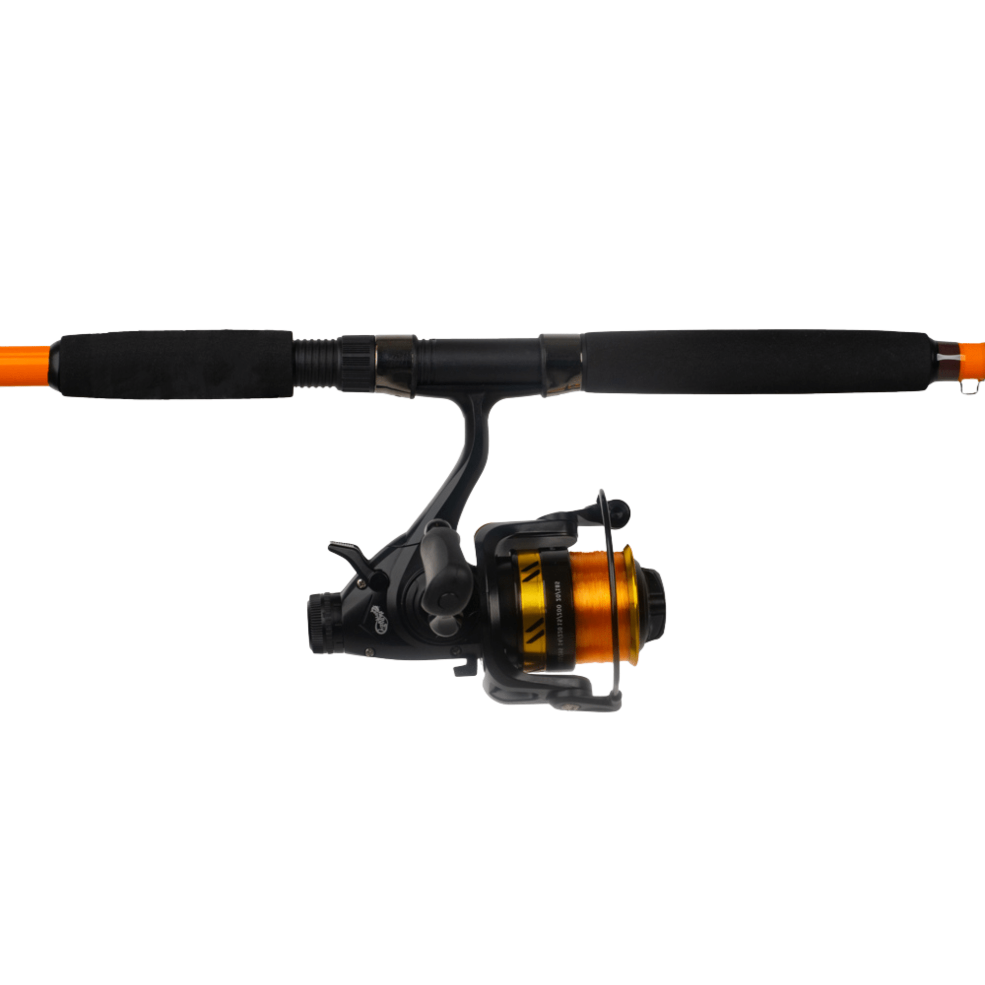 Catfish Pro 7'6" Medium-Heavy Spinning Rod w/ Spinning Reel and Glow-in-Dark Tip
