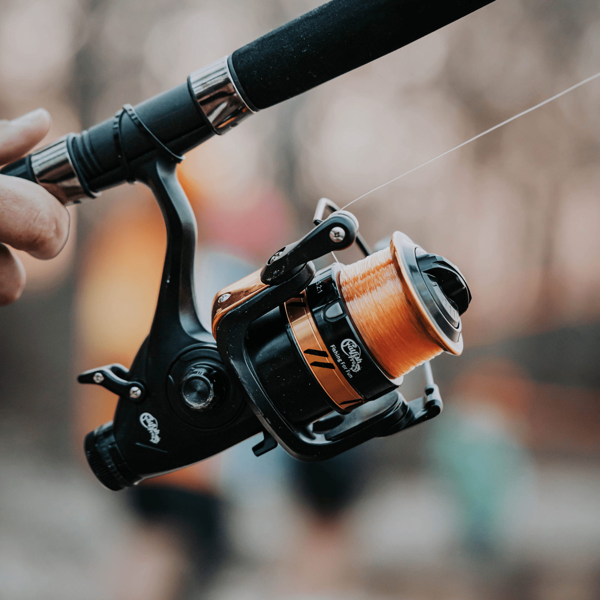 Catfish Pro Ambidextrous Spinning Reel Pre-Spooled 20lb Monofilament