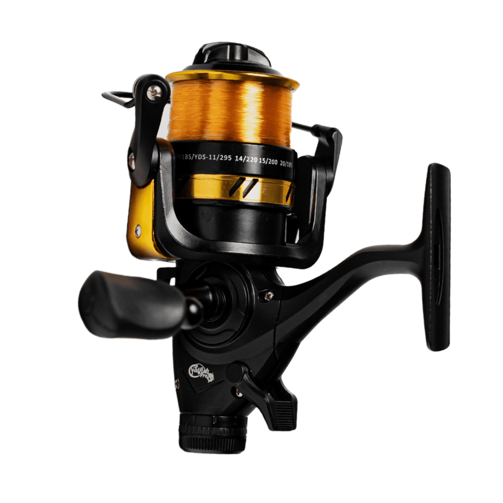 Catfish Pro Ambidextrous Spinning Reel Pre-Spooled 20lb Monofilament
