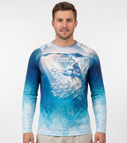 Hook & Tackle Bull Dolphin UPF Moisture-Wicking Performance Fishing Shirt