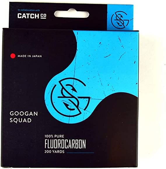 Googan Squad 100% Fluorocarbon Fishing Line 15 lb Sinking Bass Leader
