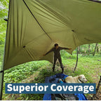 12ft Hammock Rain and Hideaway Tarp
