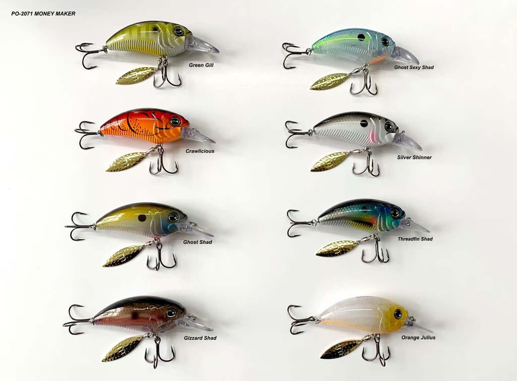MONSTERBASS Money Maker Crankbait Hunting Action Bass Hard Bait Lure
