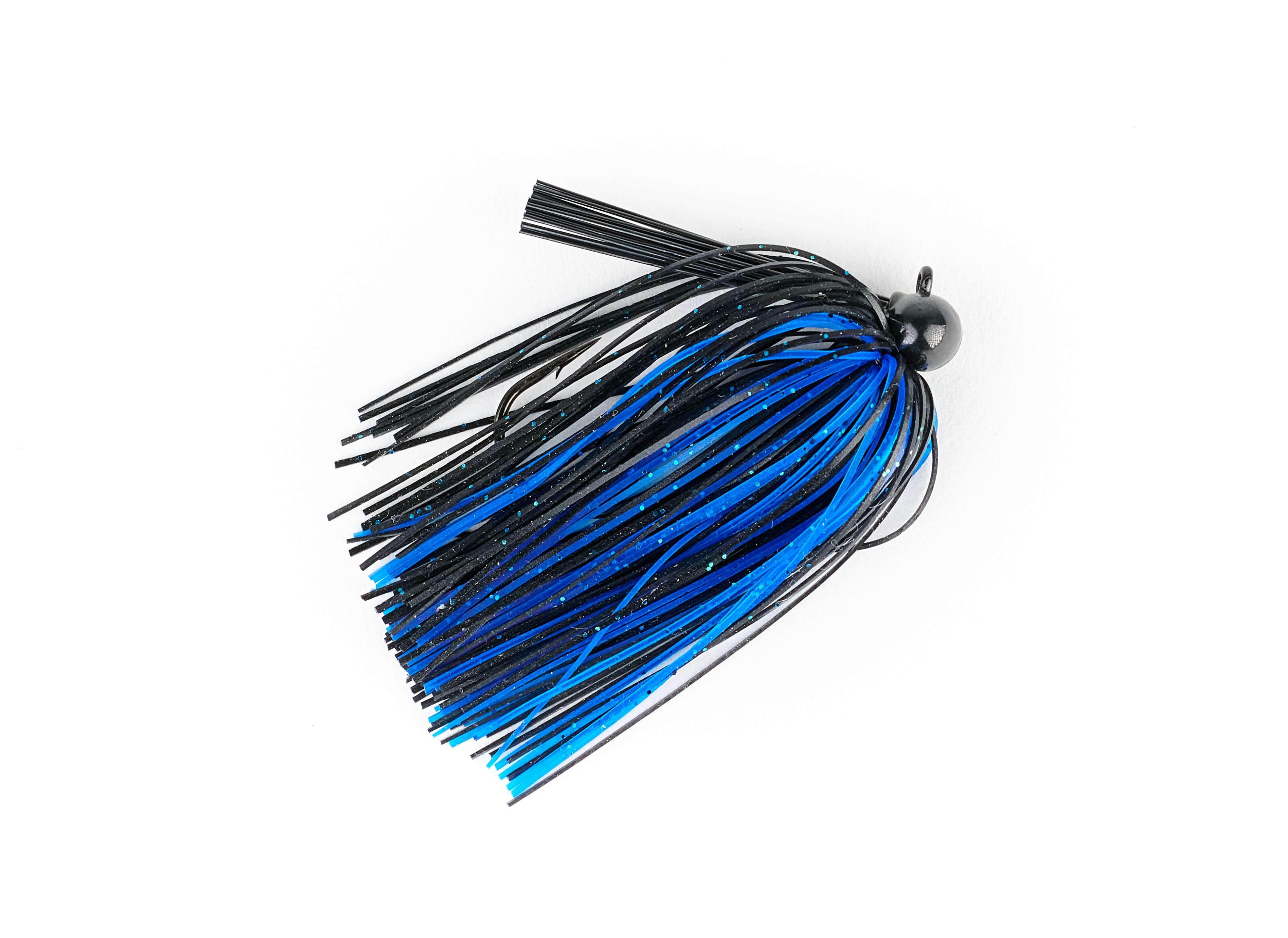 MONSTERBASS Tungsten Football Jig 3/8 oz Fine-Cut Skirt Deep Water Bass