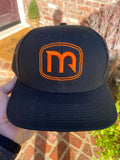 MONSTERBASS Nation Black Snapback Bass Fishing Hat Bank Boat Kayak