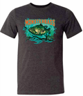 MONSTERBASS Swimming With the Fishes Bass Fishing Graphic T-Shirt Tee