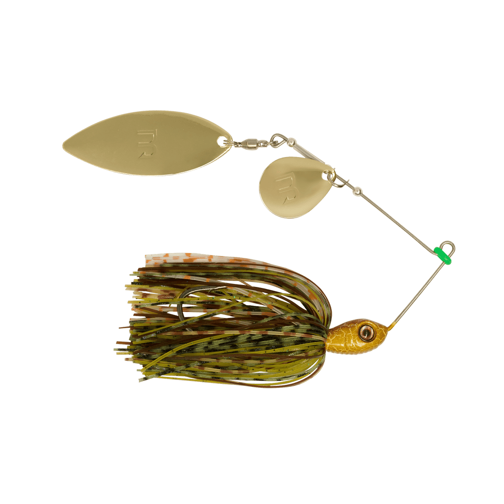 MONSTERBASS Blade Burner Spinnerbait 3/8 oz Willow Colorado Mustad Hook