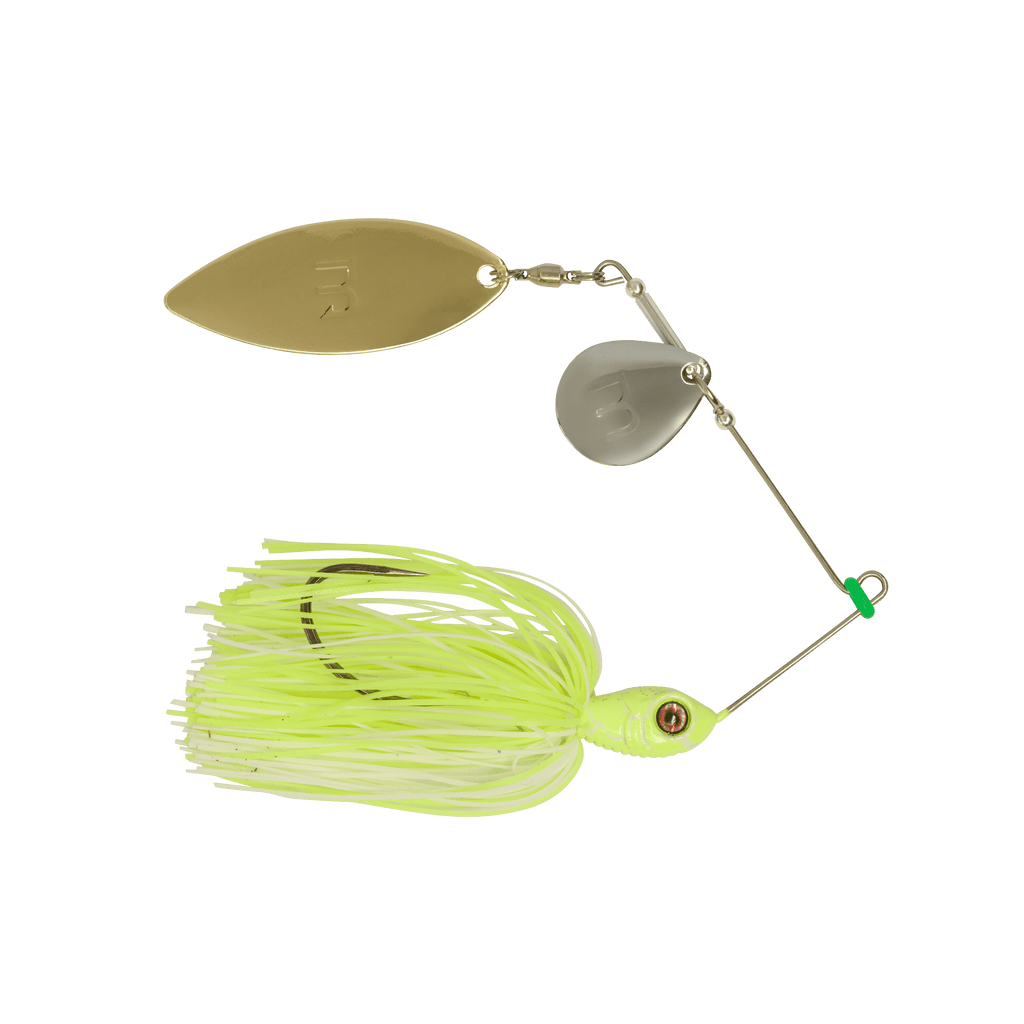 MONSTERBASS Blade Burner Spinnerbait 3/8 oz Willow Colorado Mustad Hook