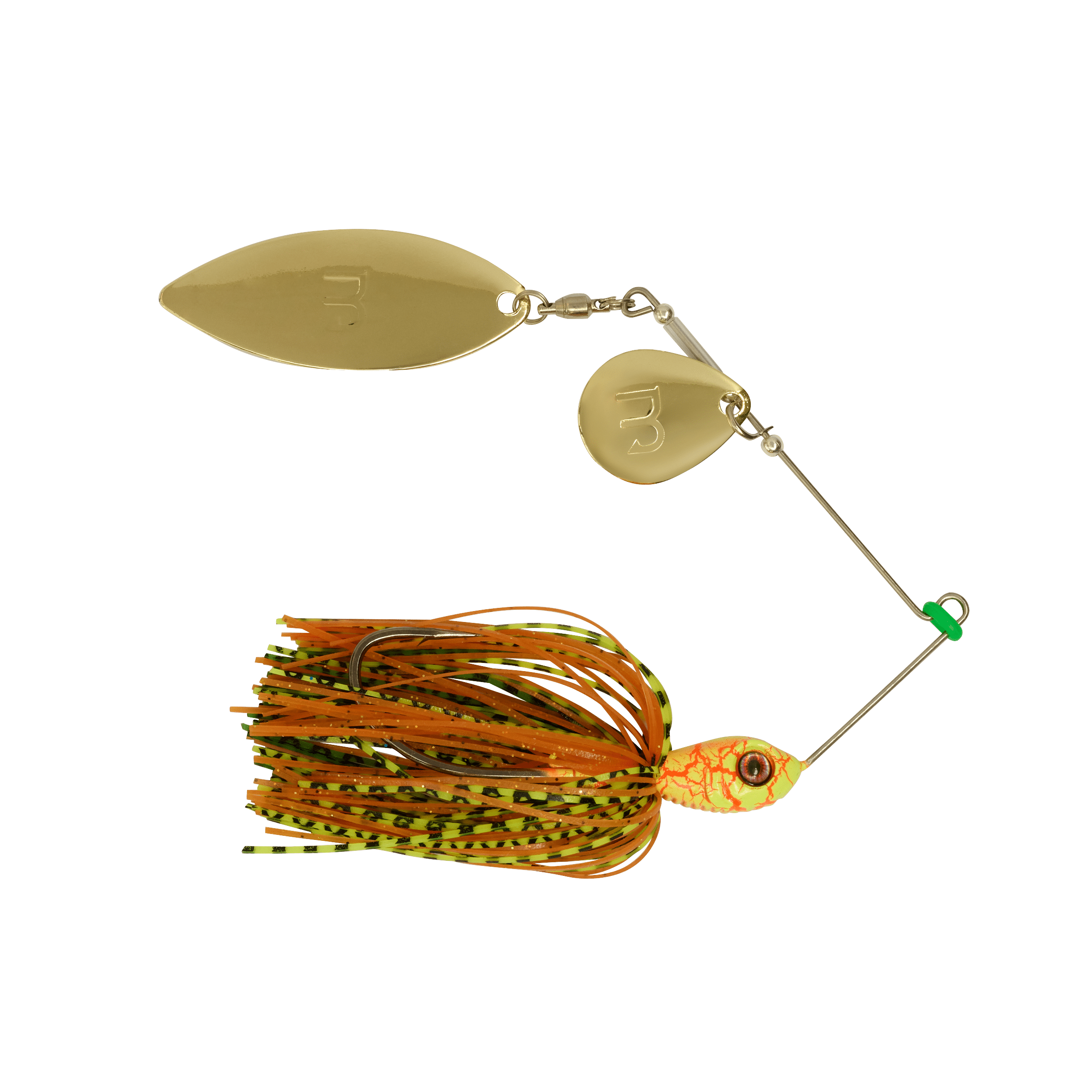 MONSTERBASS Blade Burner Spinnerbait 3/8 oz Willow Colorado Mustad Hook