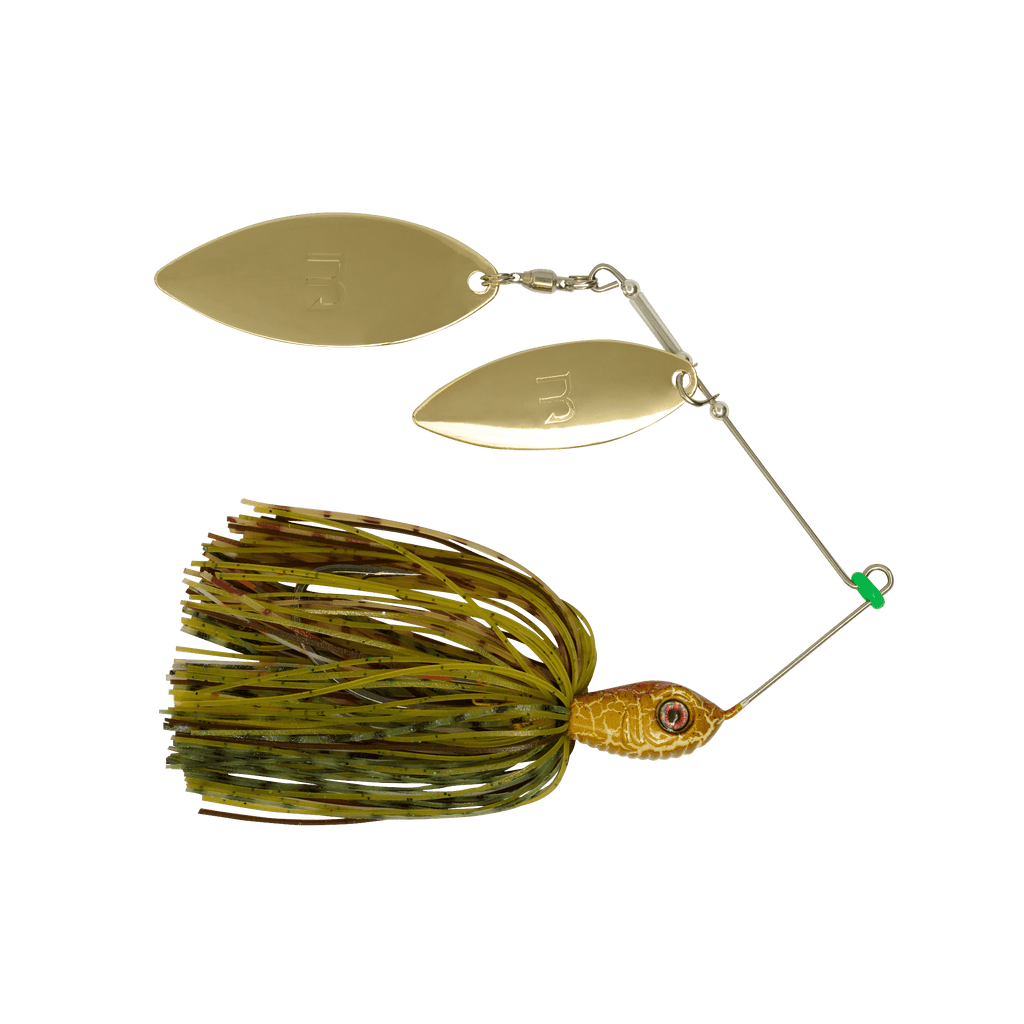 MONSTERBASS Blade Burner Double Willow Spinnerbait 3/8 oz Mustad Hook