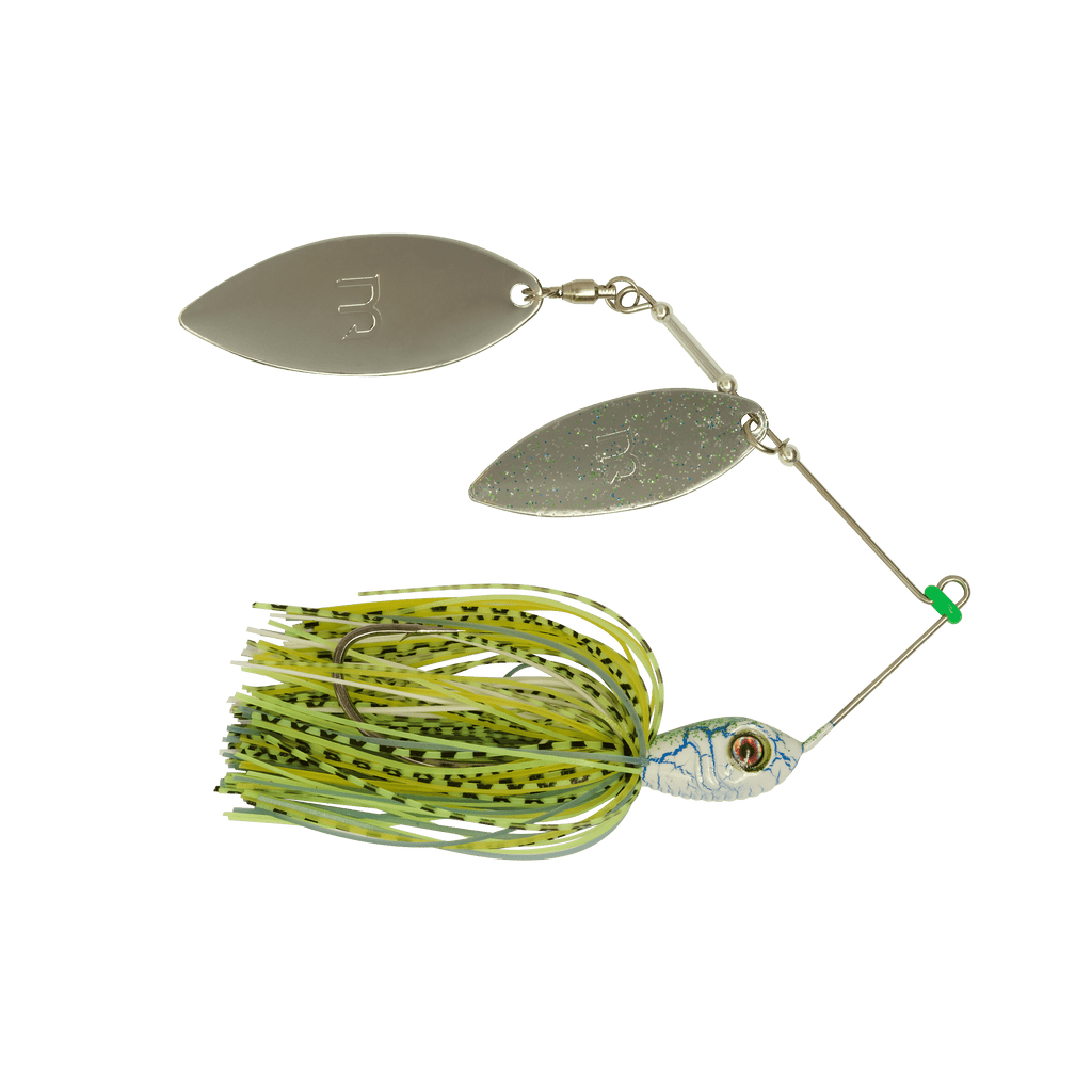 MONSTERBASS Blade Burner Double Willow Spinnerbait 3/8 oz Mustad Hook