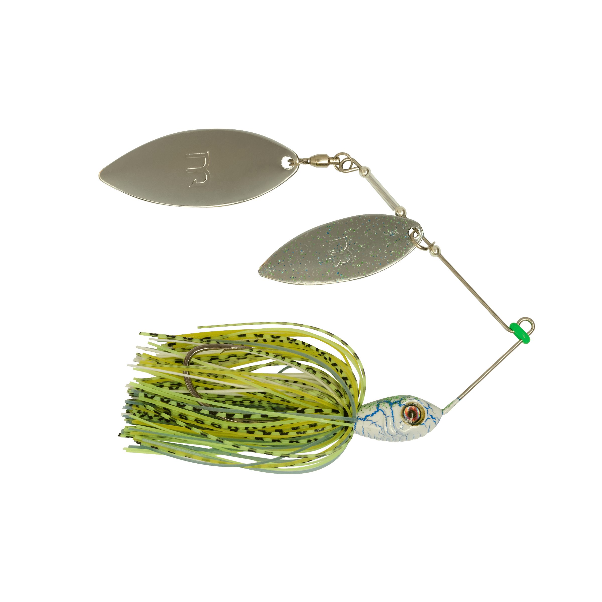 MONSTERBASS Blade Burner Double Willow Spinnerbait 3/8 oz Mustad Hook